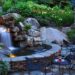 Set up a waterfall garden to enhance luck