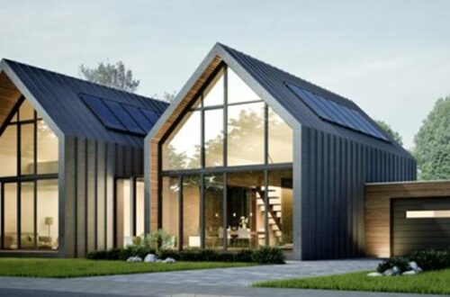 nordic style wooden house